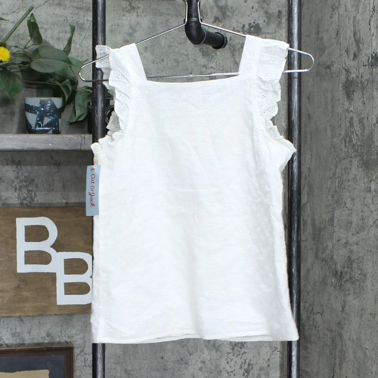 Cat & Jack Girls' Printed Sleeveless Woven Top