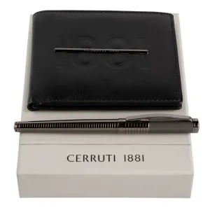 CERRUTI 1881 NPRW063D - Set CERRUTI 1881 (rollerball pen & wallet)