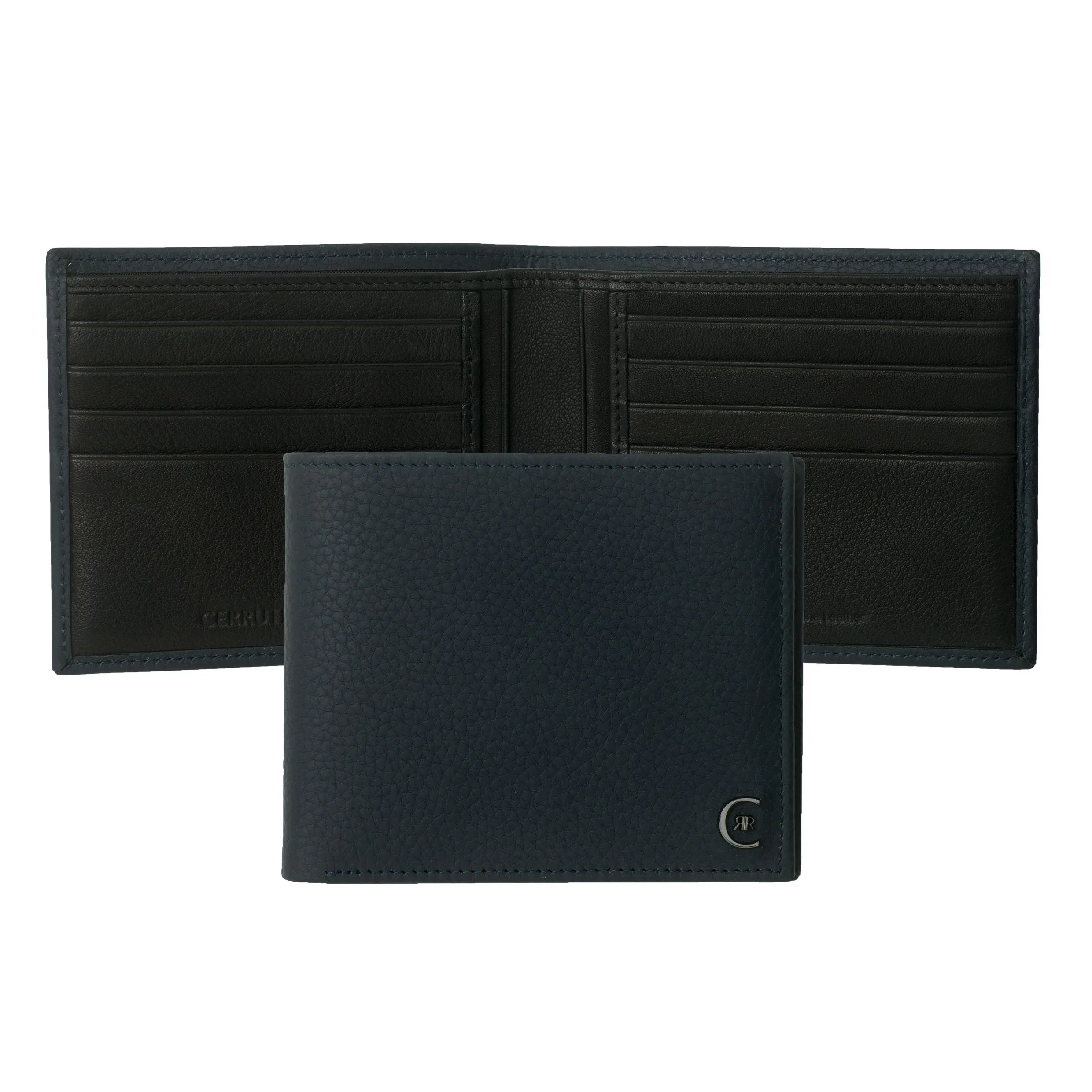 CERRUTI 1881 NPWB711N - Set Hamilton Dark Blue (ballpoint pen & wallet)