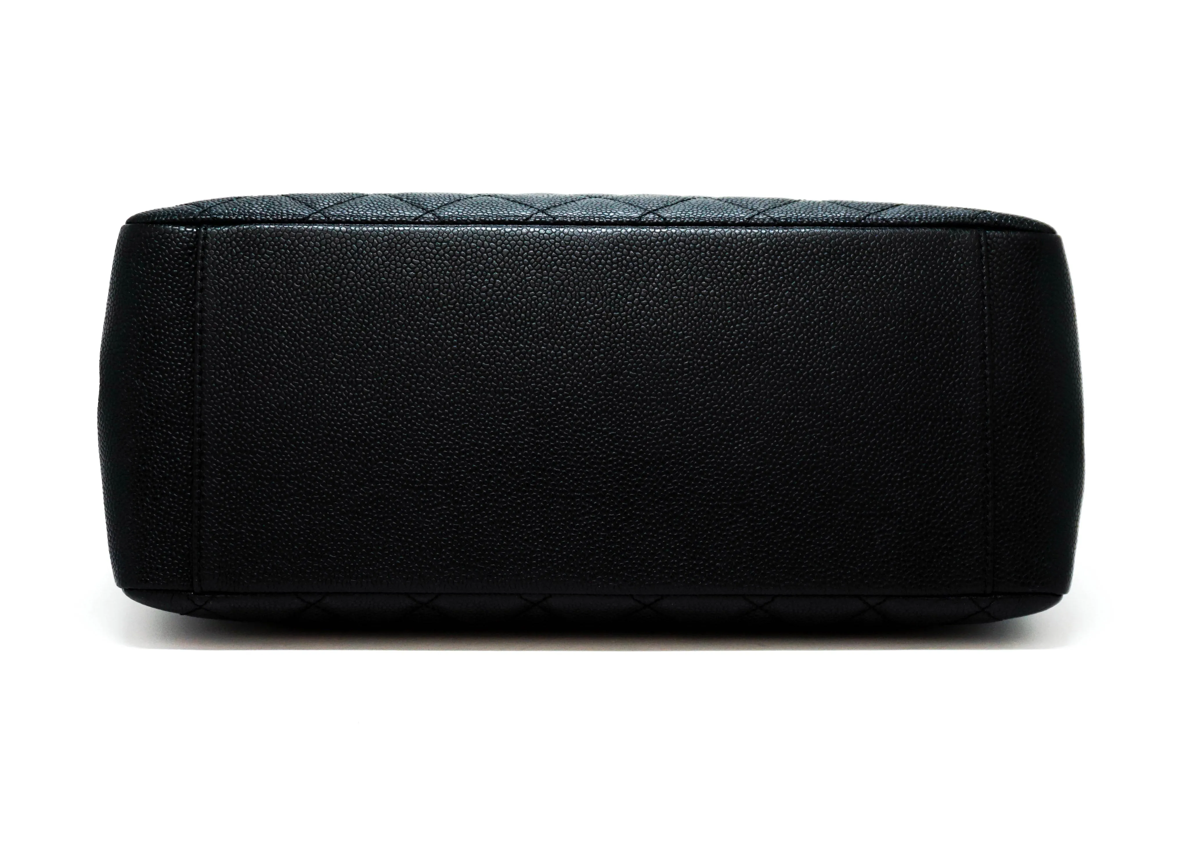 Chanel Black Caviar Grand Shopping Tote GST Tote