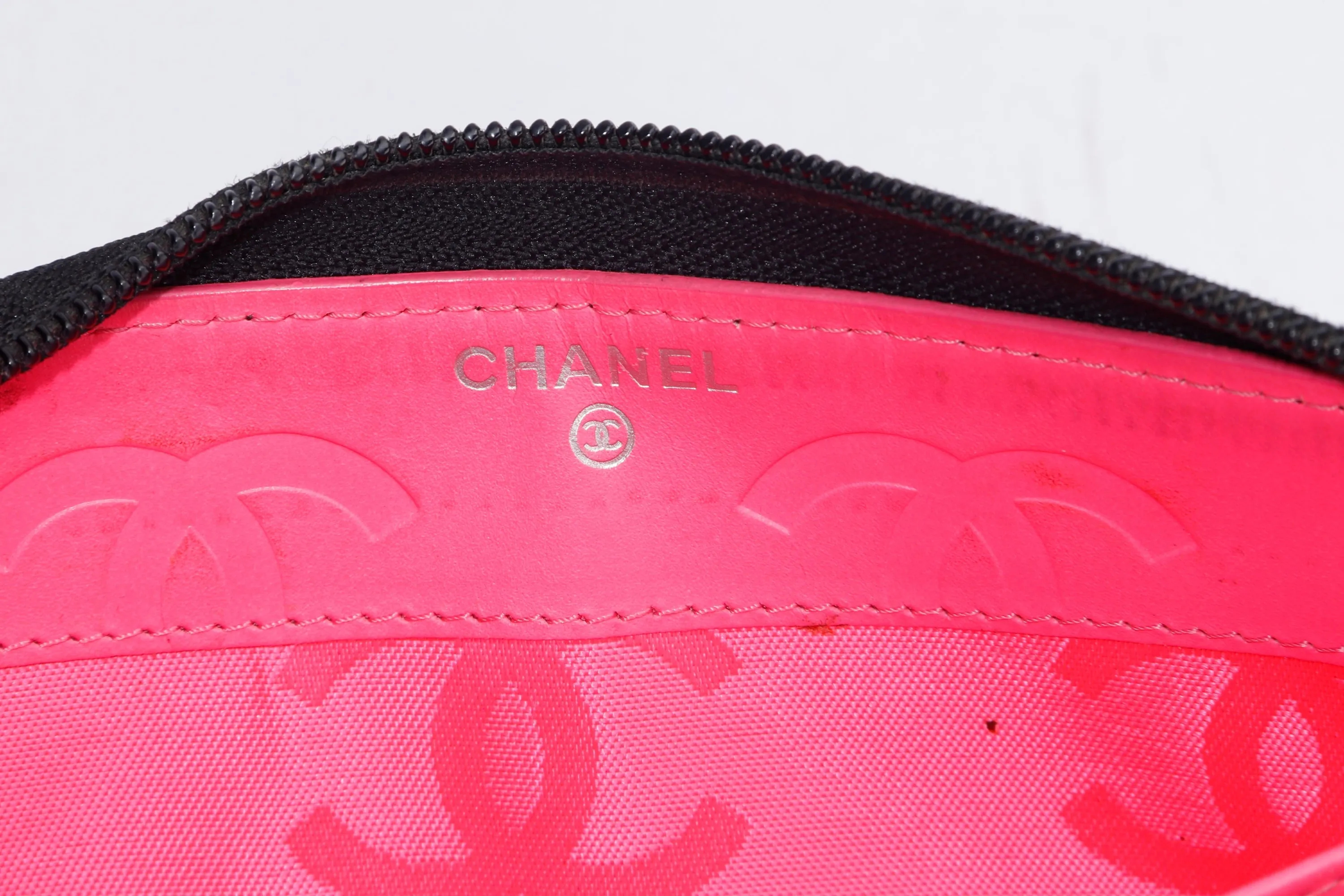 CHANEL COCO LONG WALLET (1835xxxx) BLACK LAMBSKIN SILVER HARDWARE, NO BOX