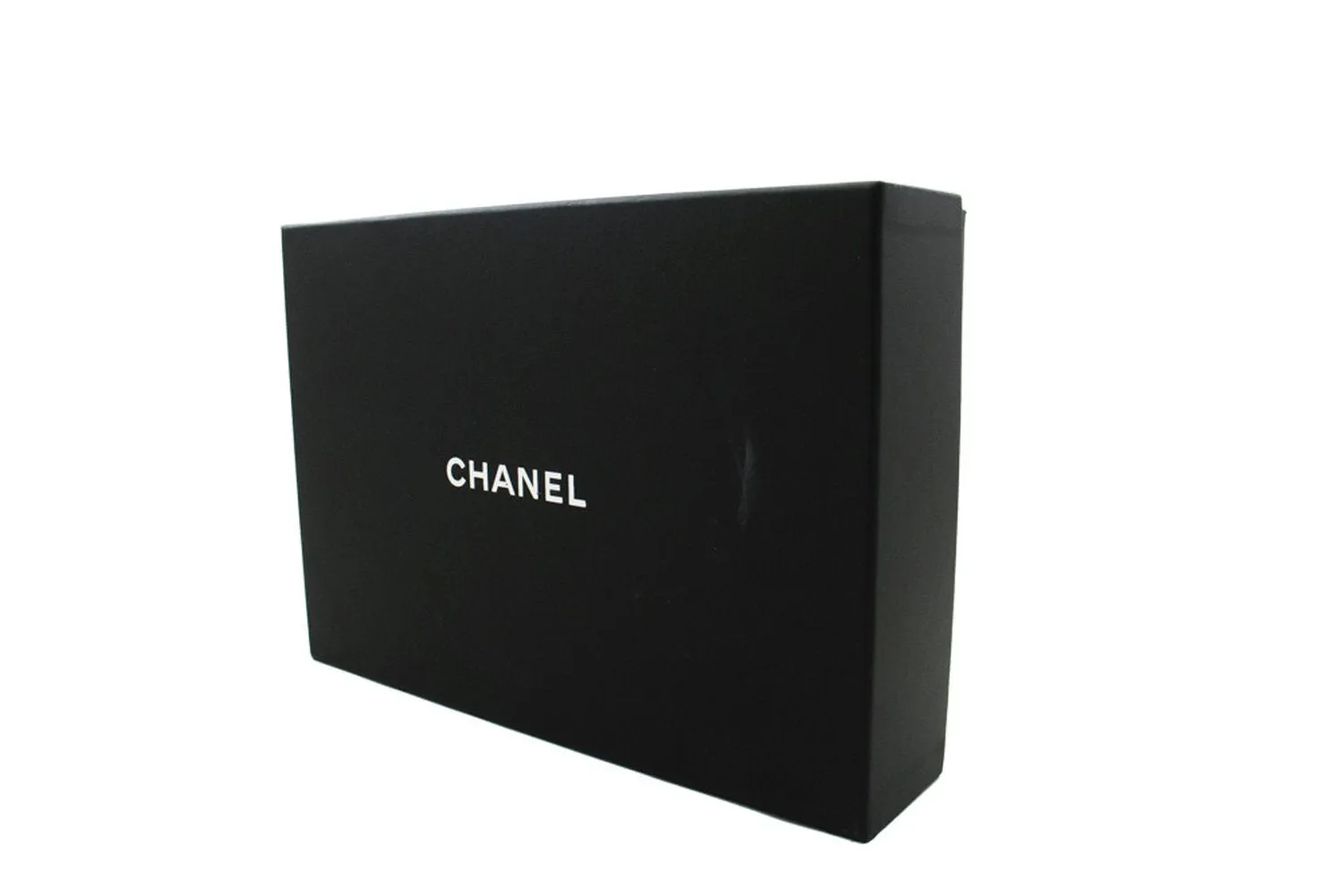 CHANEL Grained Calfskin Wallet On Chain WOC Black Shoulder Bag n82