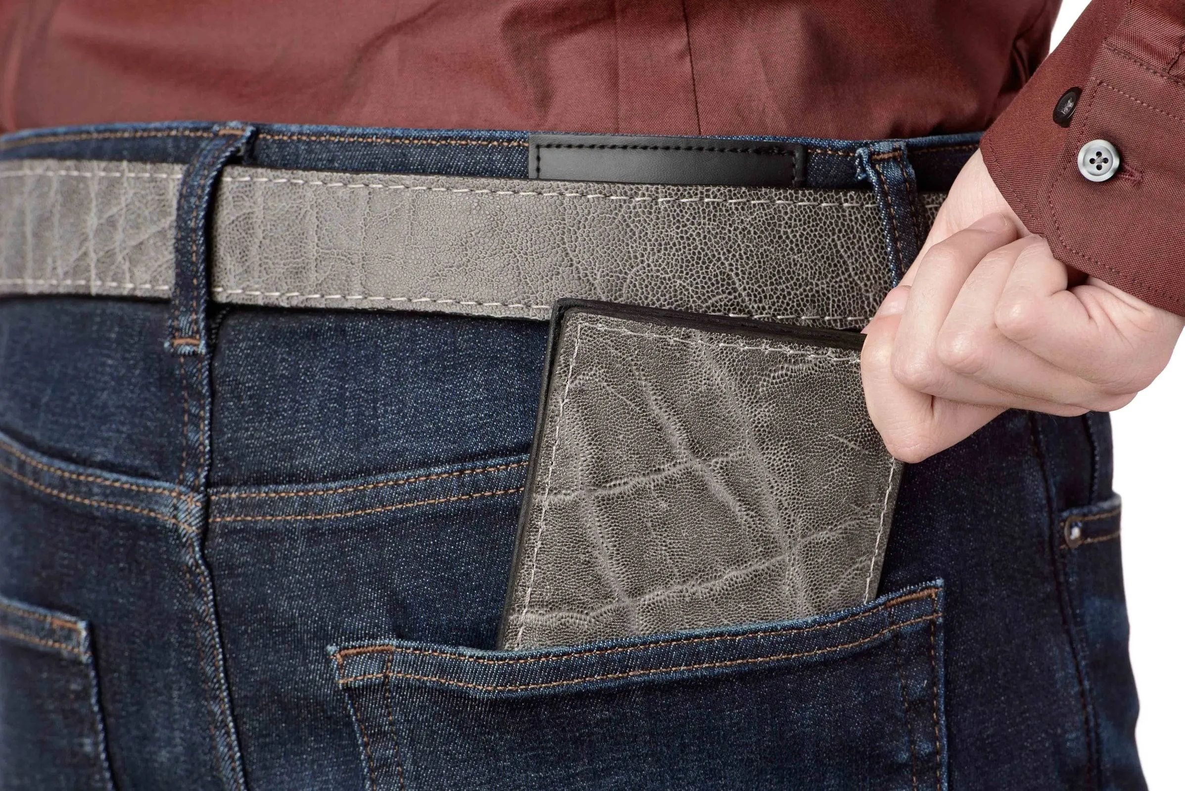 Charcoal Gray Elephant Bifold Wallet