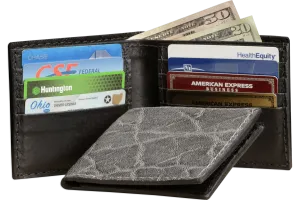 Charcoal Gray Elephant Bifold Wallet