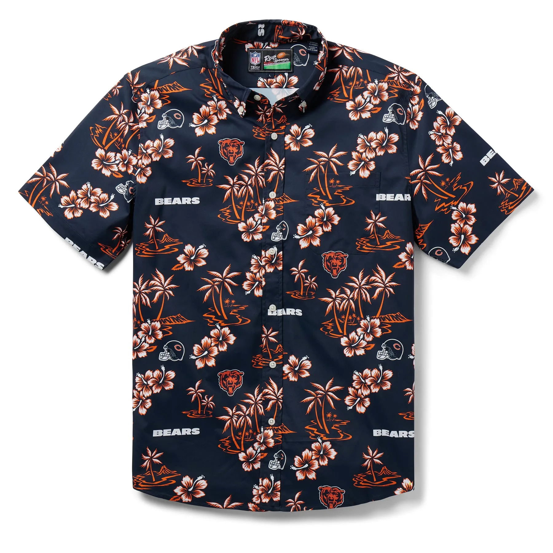 CHICAGO BEARS KEKAI PERFORMANCE BUTTON FRONT