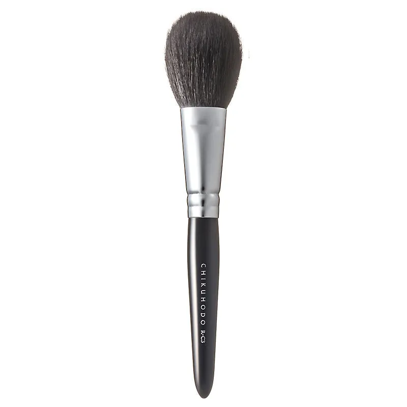 Chikuhodo Cheek Brush, Regular Series (R-C3 Black, RR-C3 Red)