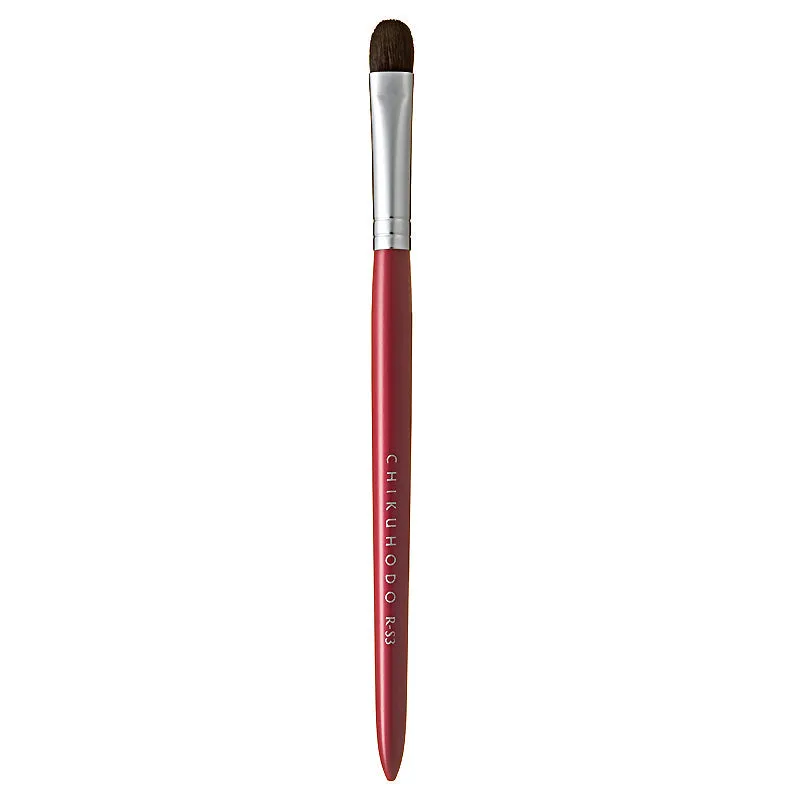 Chikuhodo Eyeshadow Brush, Regular Series (R-S3 Black, RR-S3 Red)