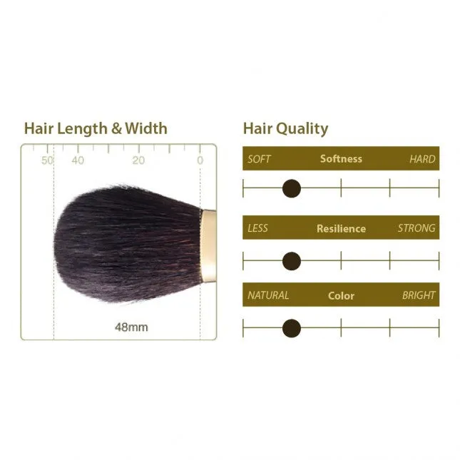 Chikuhodo GSN-3 Cheek Brush, GSN Series