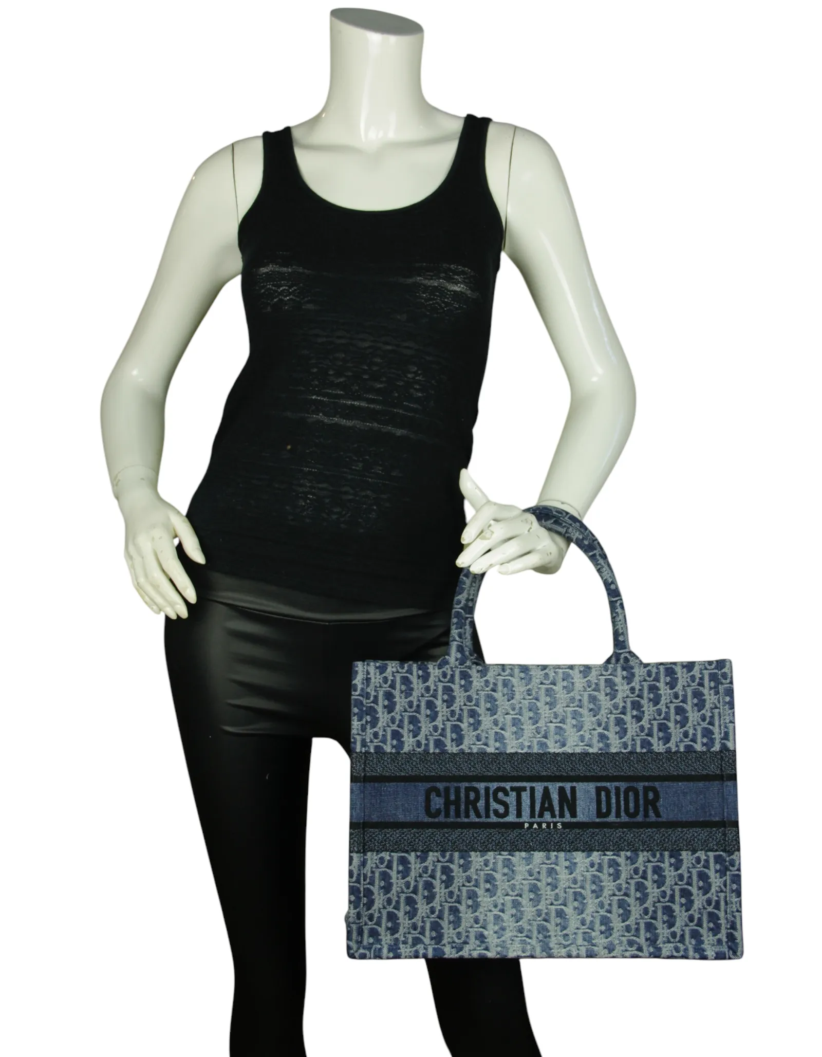 Christian Dior Denim Ombre Medium Book Tote