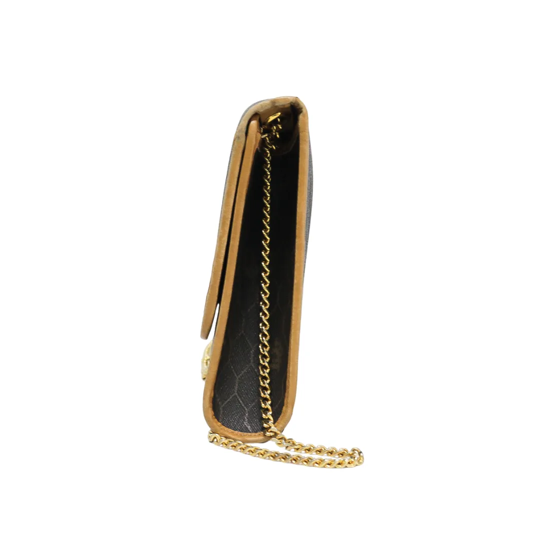 CHRISTIAN DIOR VINTAGE HONEYCOMB SHOULDER BAG