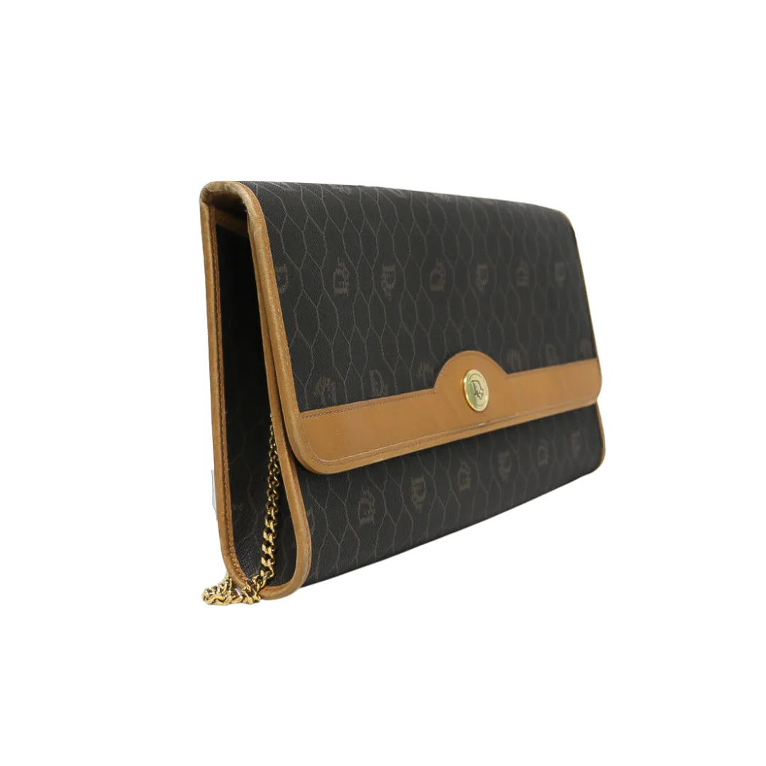 CHRISTIAN DIOR VINTAGE HONEYCOMB SHOULDER BAG