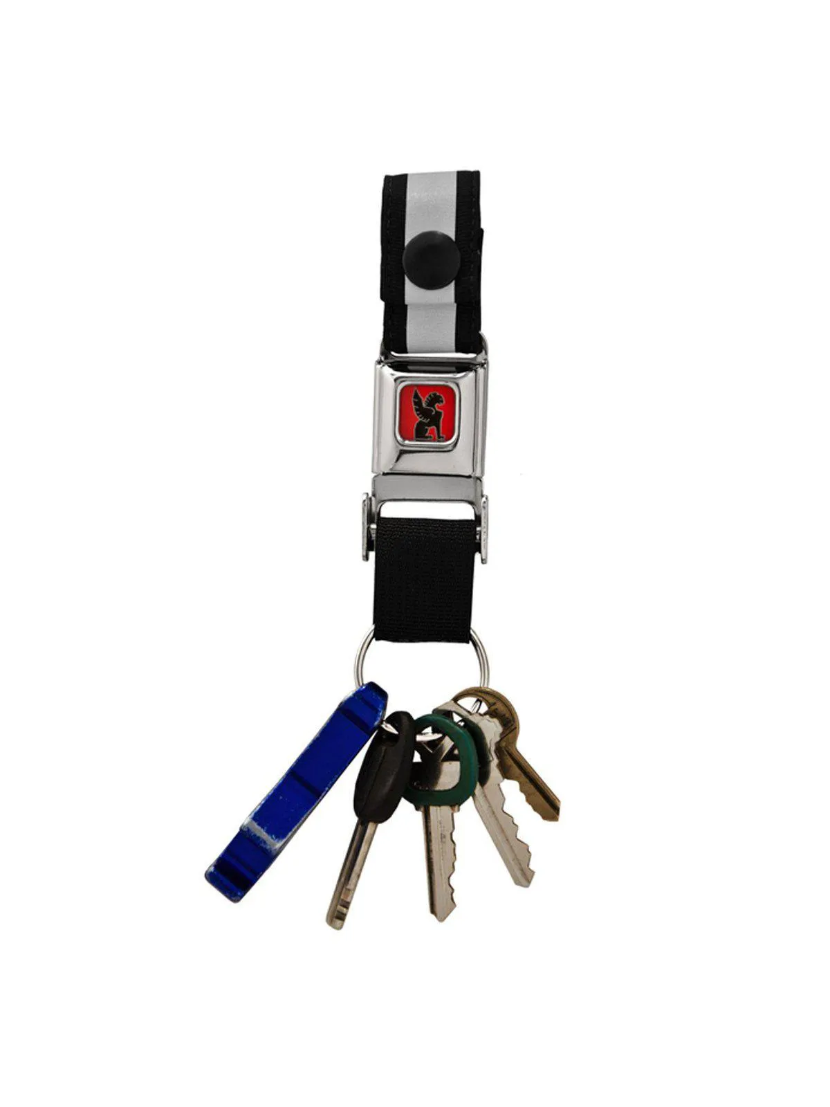 Chrome Industries Mini Buckle Key Chain Silver