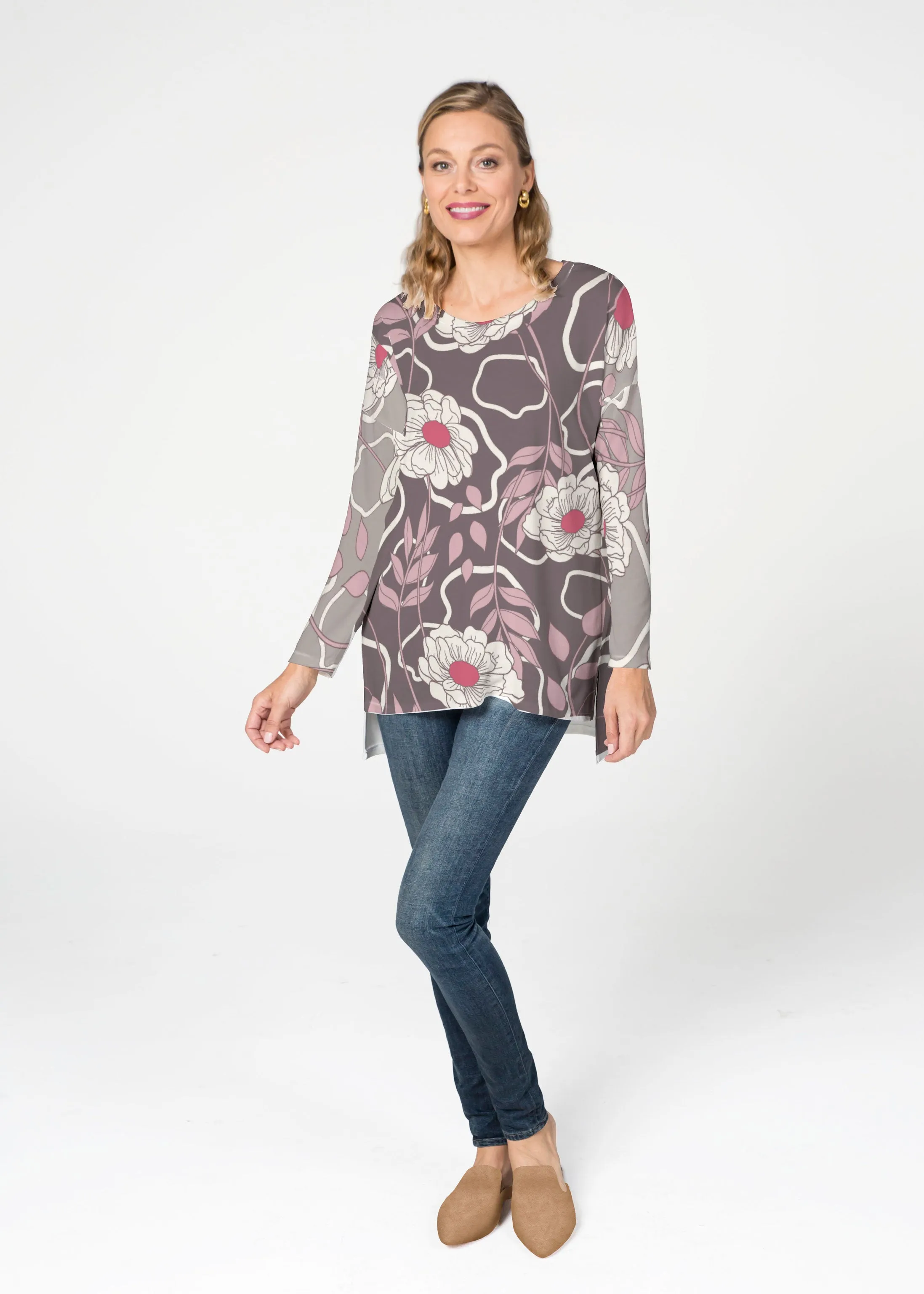 Clarisse (8125) ~ Slouchy Butterknit Top