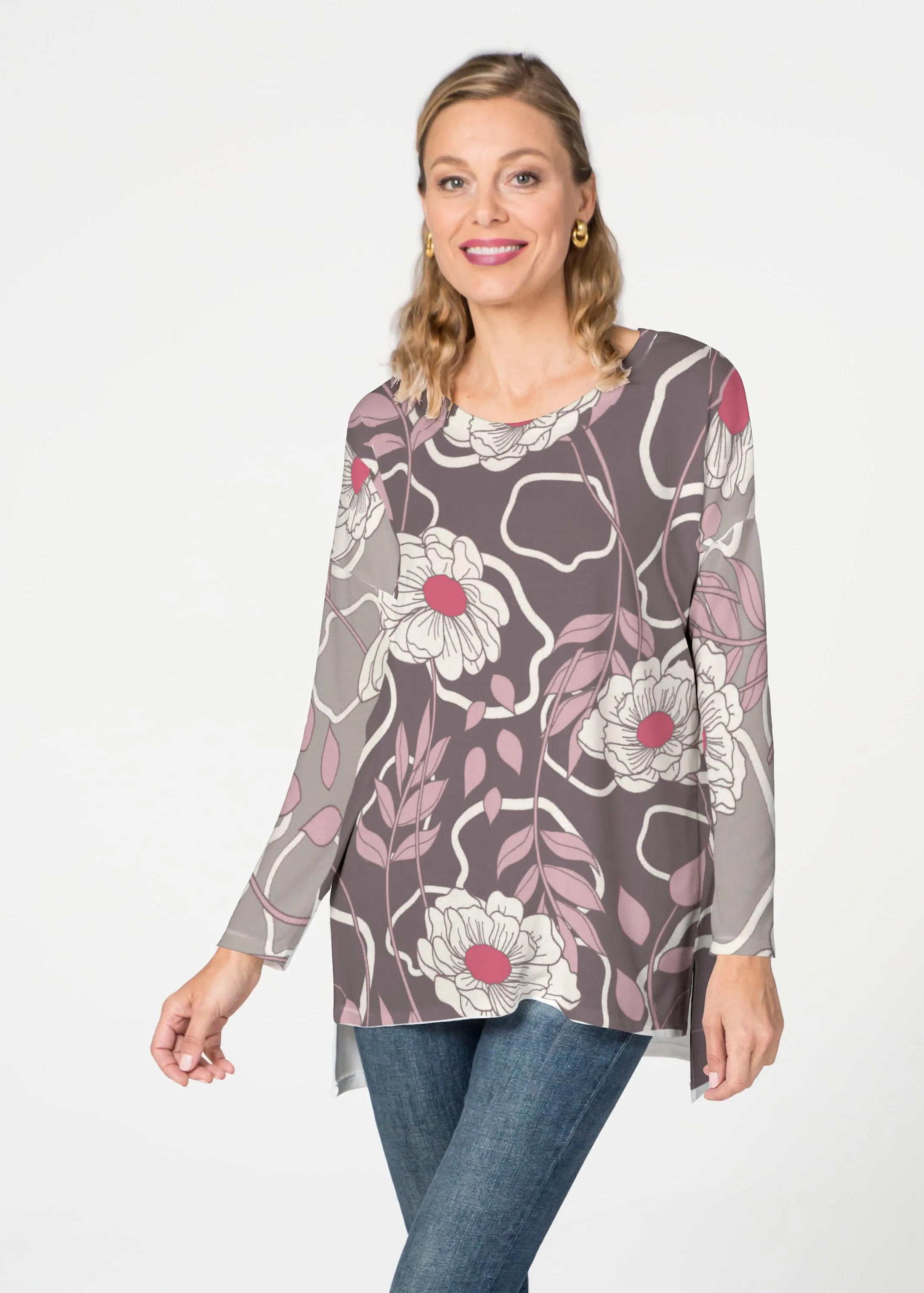Clarisse (8125) ~ Slouchy Butterknit Top