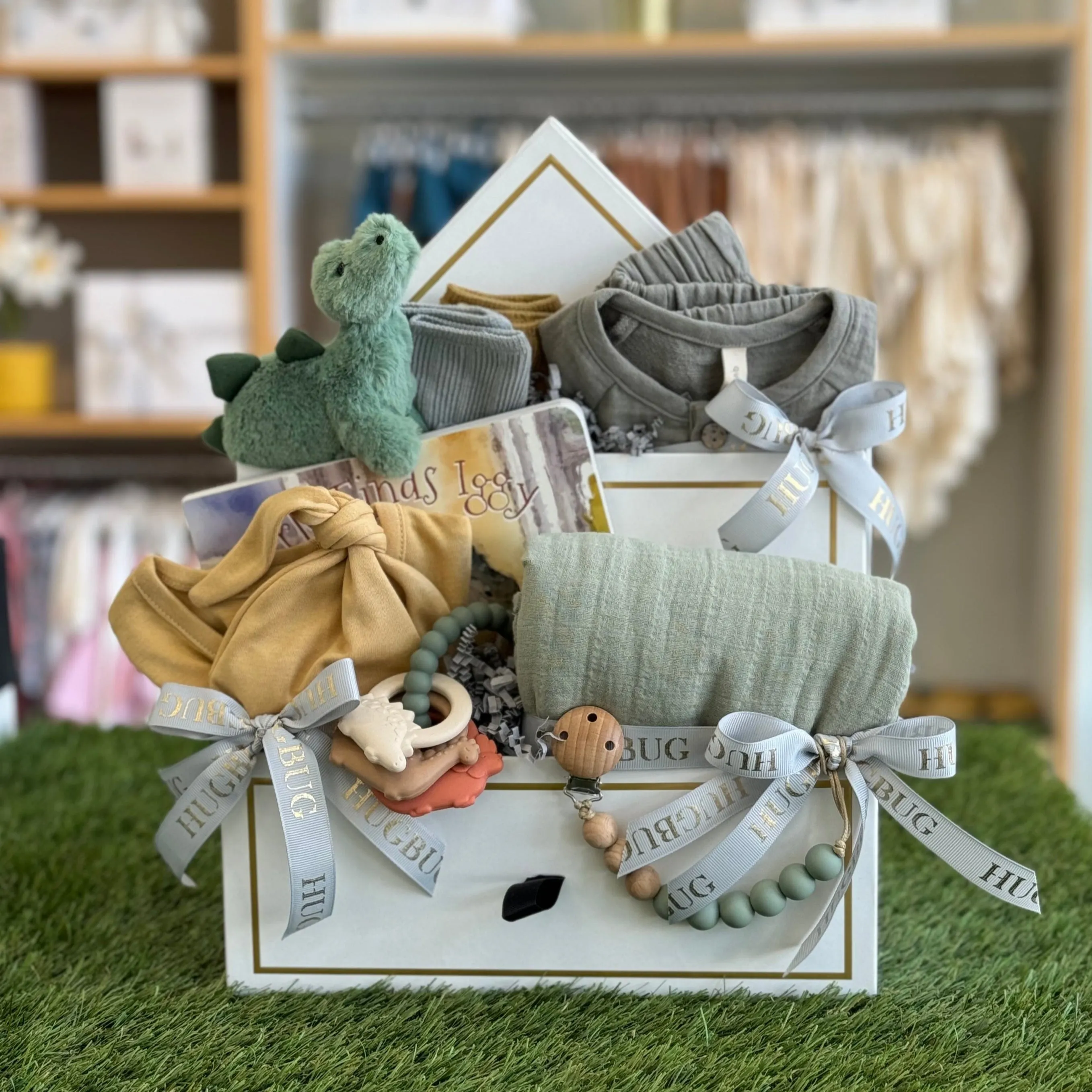 Classic Sage Dino Gift Set | Boy
