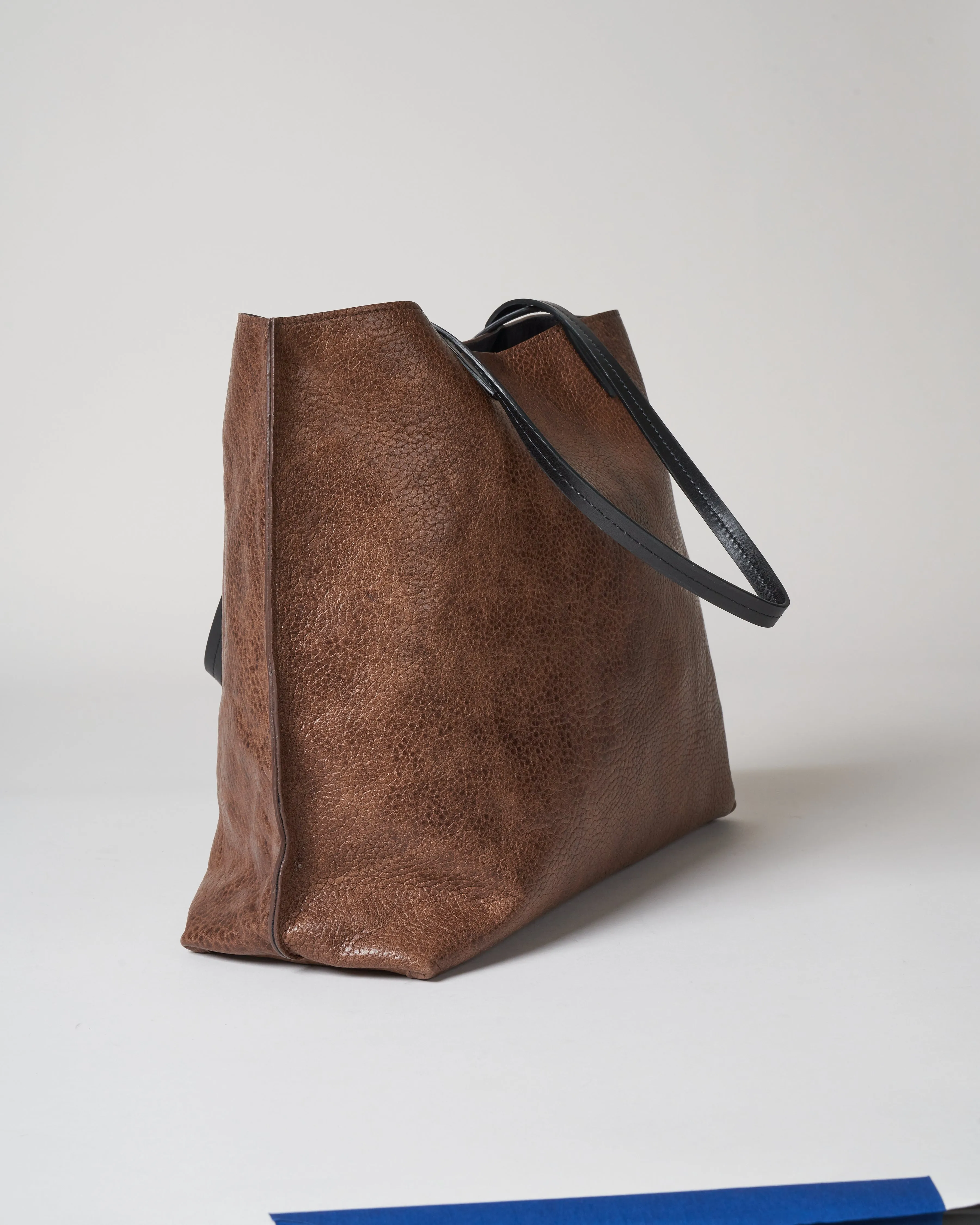 classic shopper tote - mocha ovino