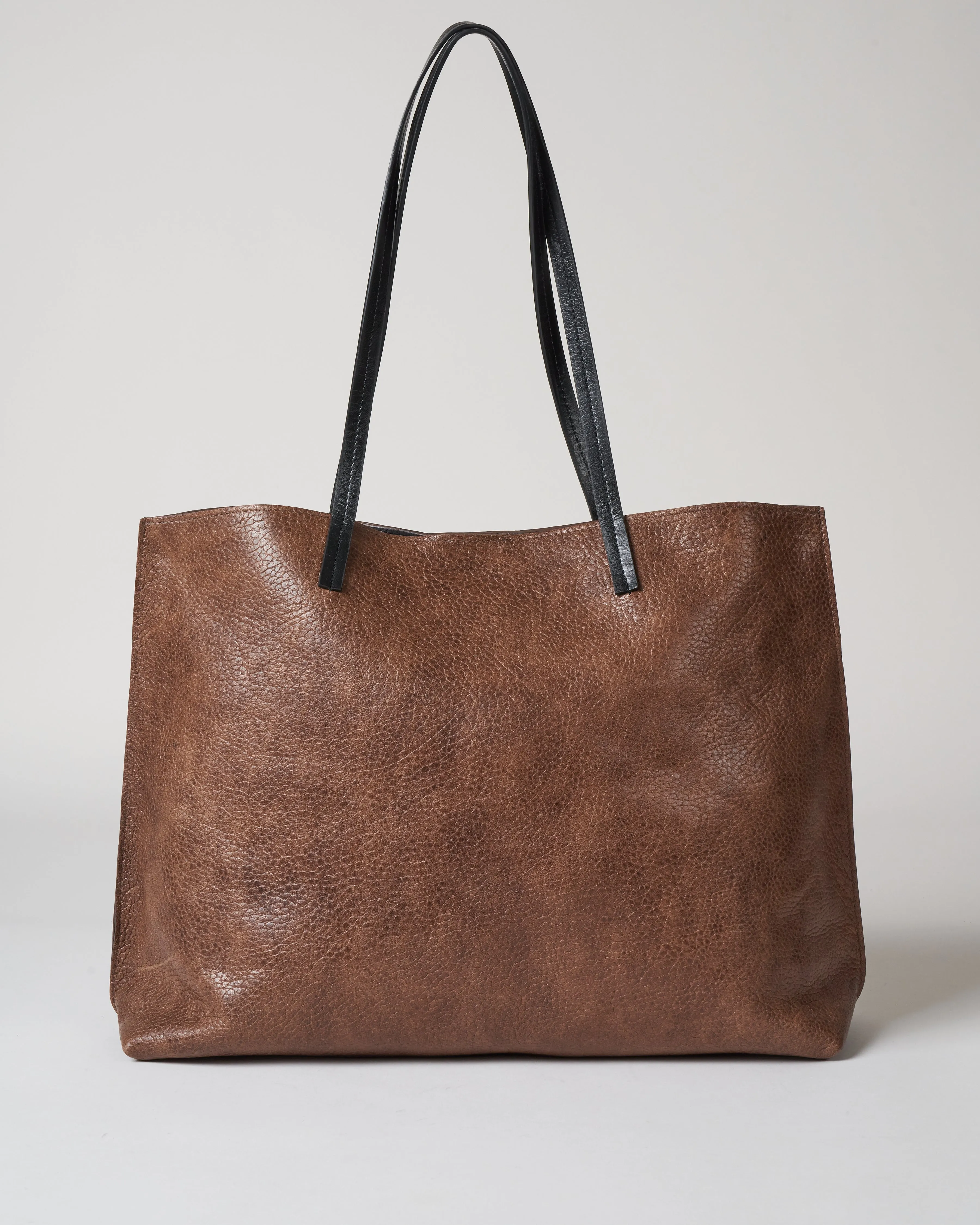 classic shopper tote - mocha ovino