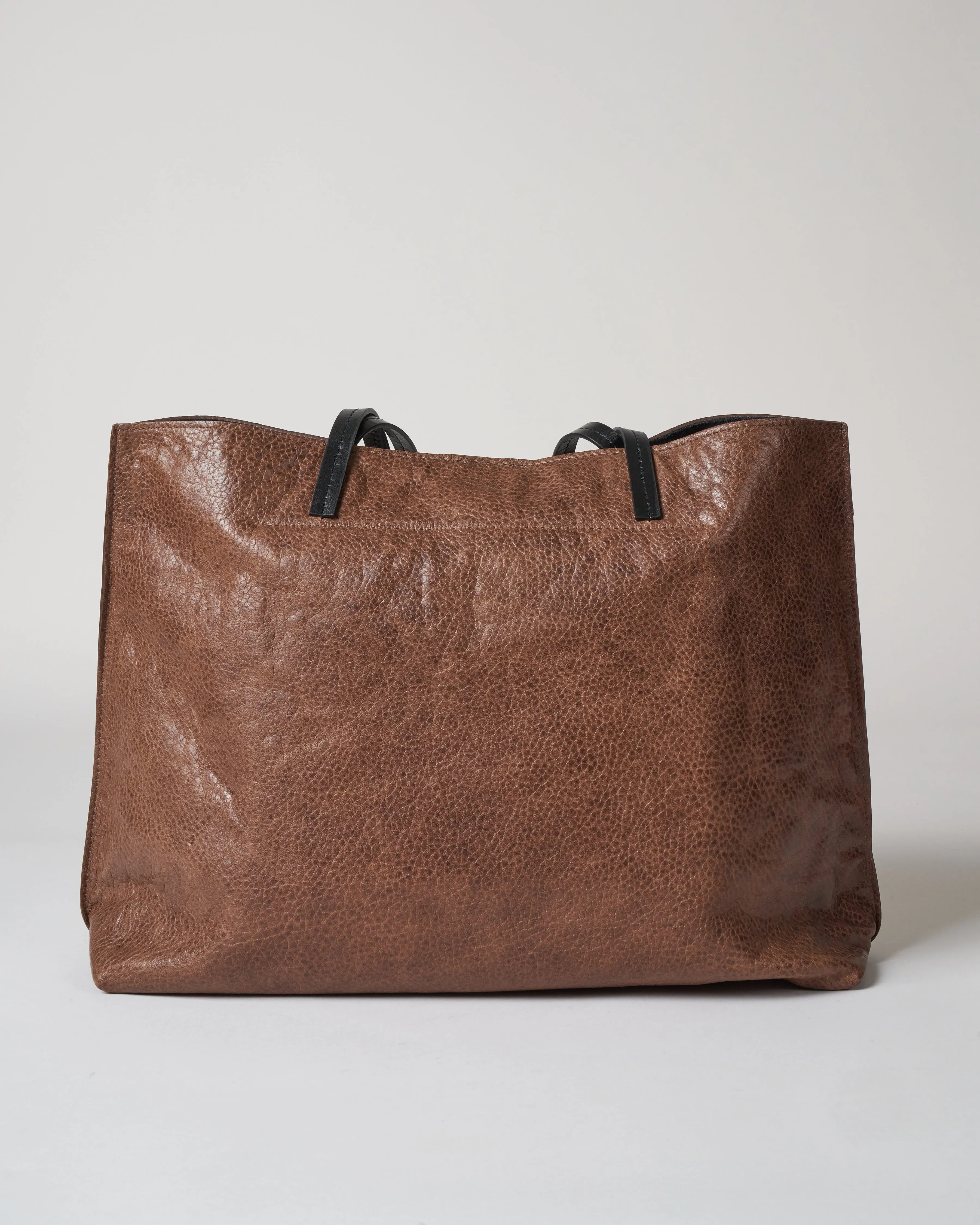 classic shopper tote - mocha ovino