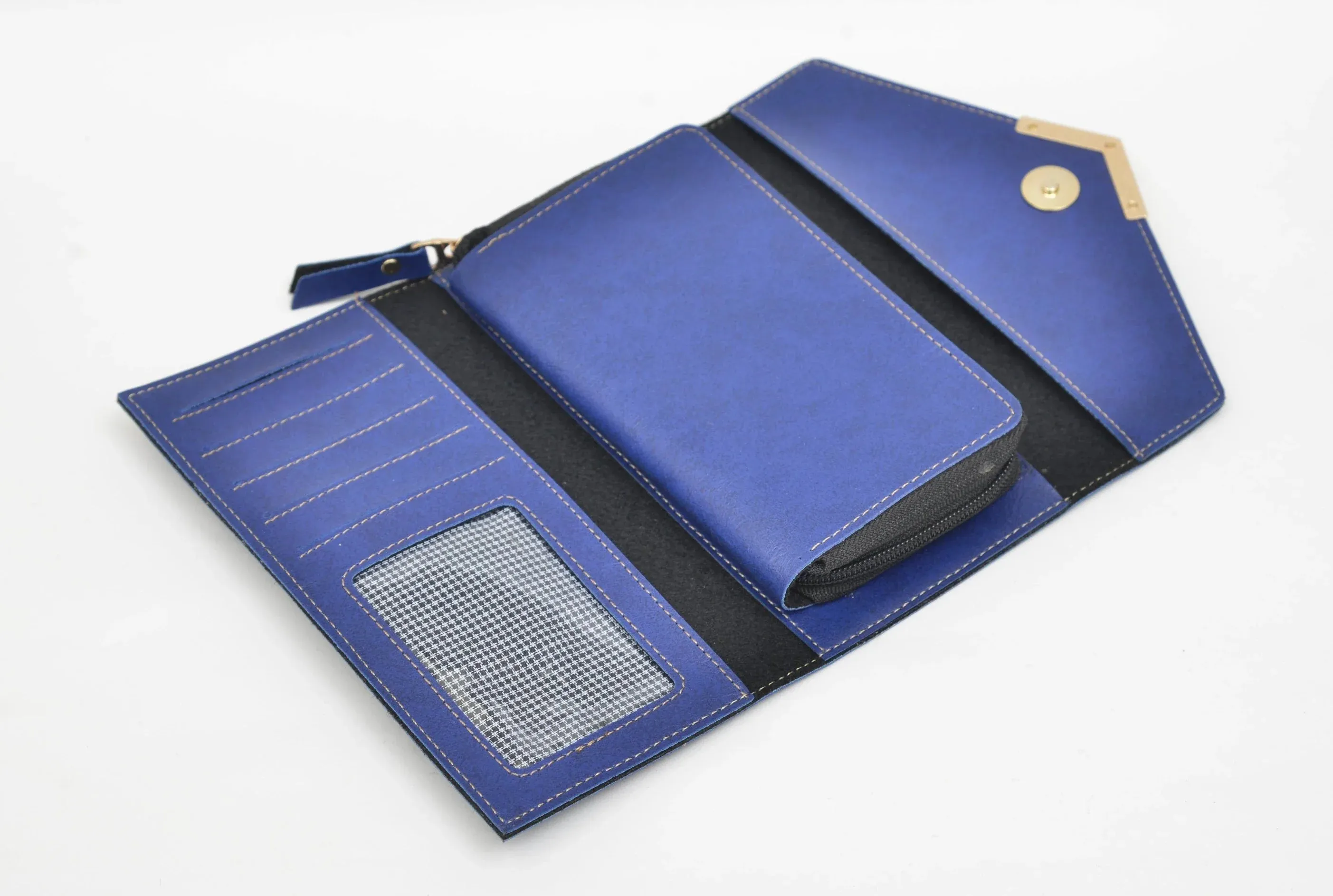 Classy Lady Wallet   Classy Men's Wallet | Couple Gifts - Royal Blue