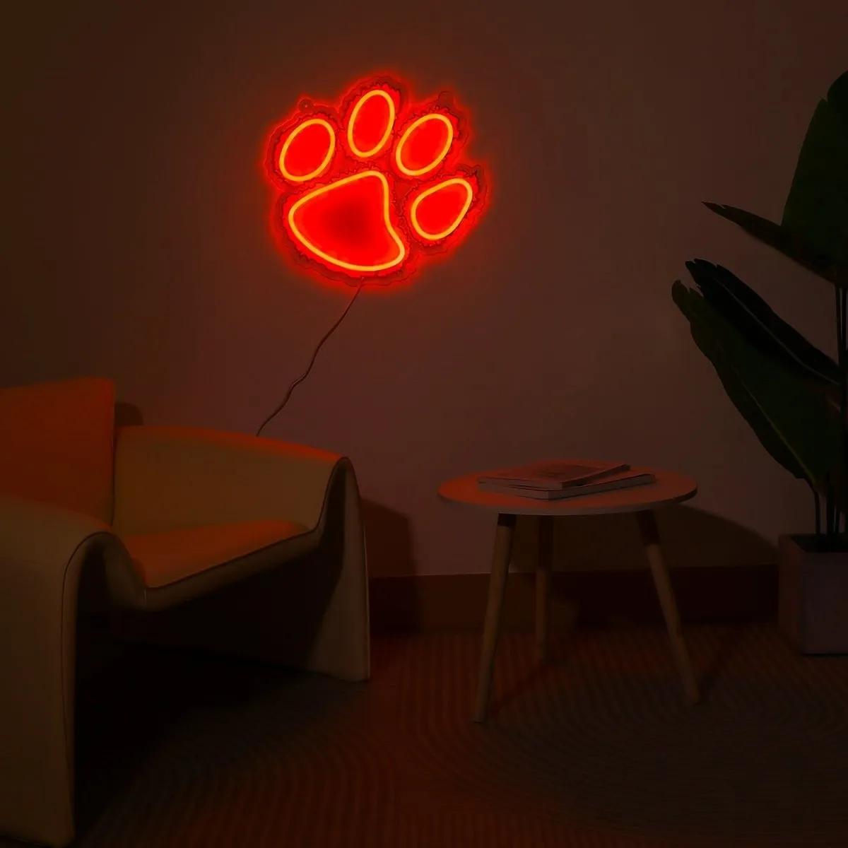 Clemson Tigers: Die-Cut LED Neon Sign