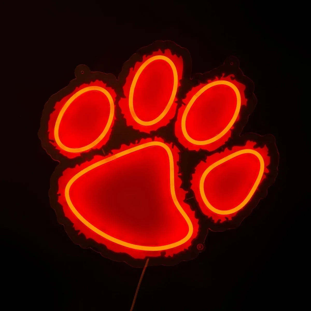 Clemson Tigers: Die-Cut LED Neon Sign