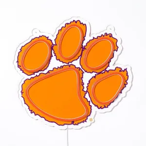 Clemson Tigers: Die-Cut LED Neon Sign