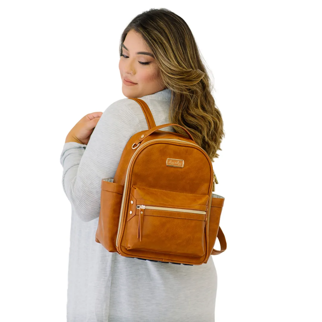 Cognac Itzy Mini Diaper Bag