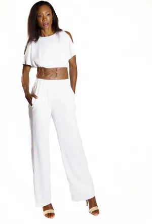 Cold-Shoulder Jumpsuit