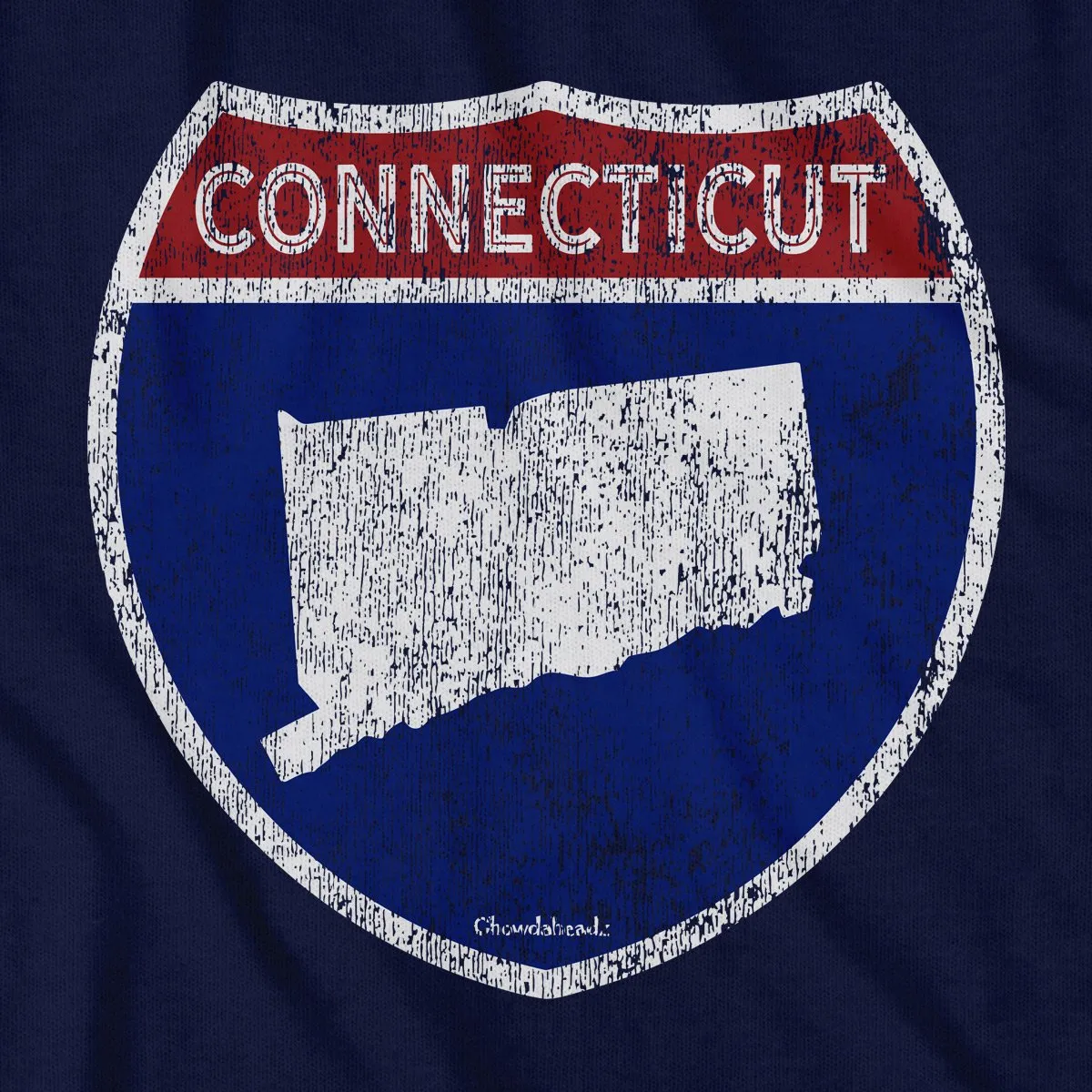 Connecticut Highway Sign T-Shirt