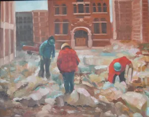 Construction Workers at Cabrini Green in Chicago