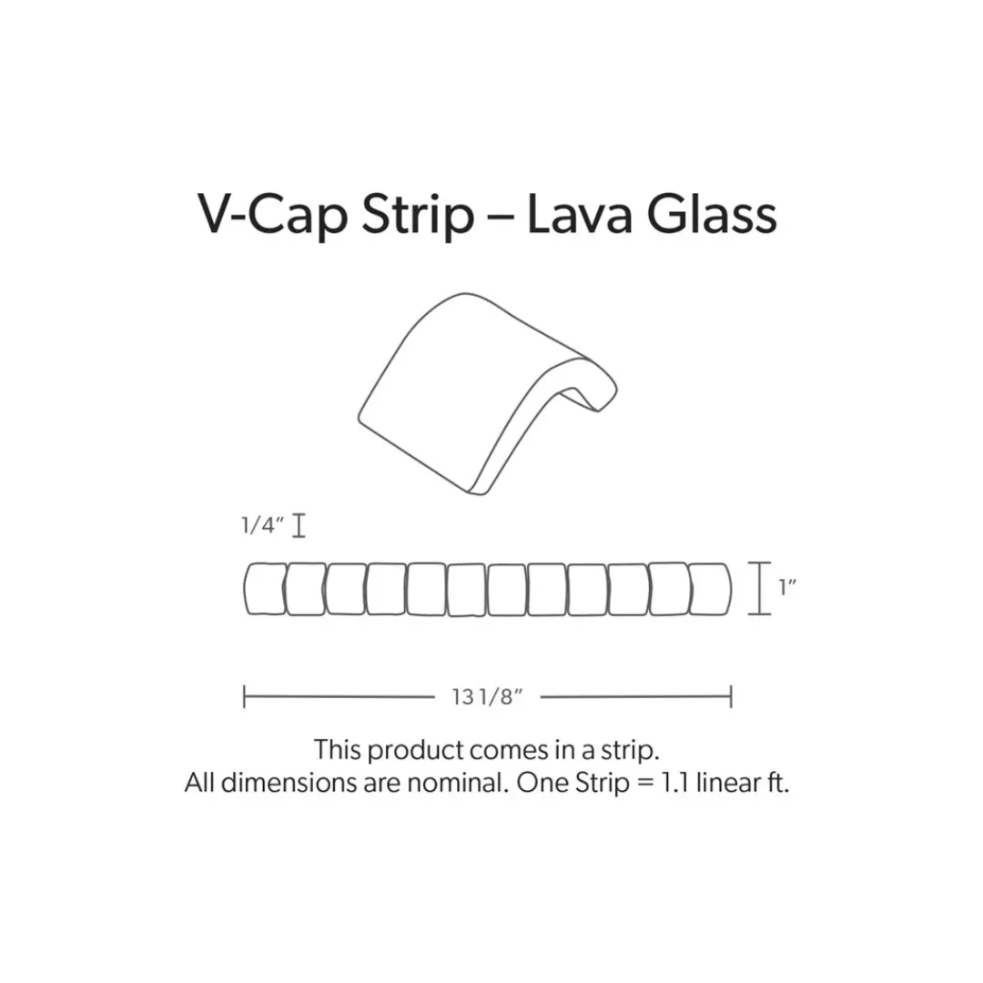 COOL TROPICS, LAVA V-CAP STRIP