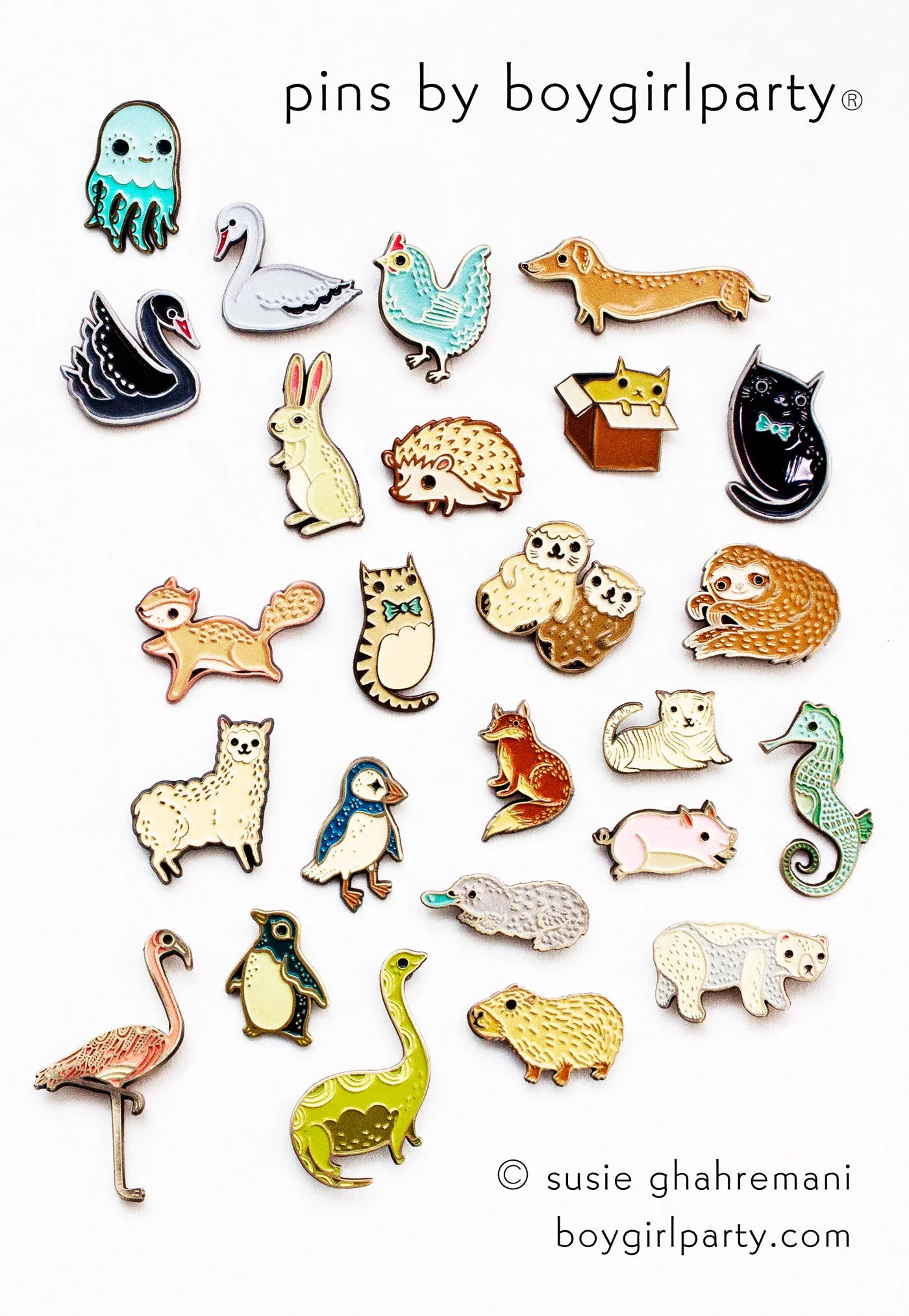 Corgi Dog Enamel Pin by boygirlparty
