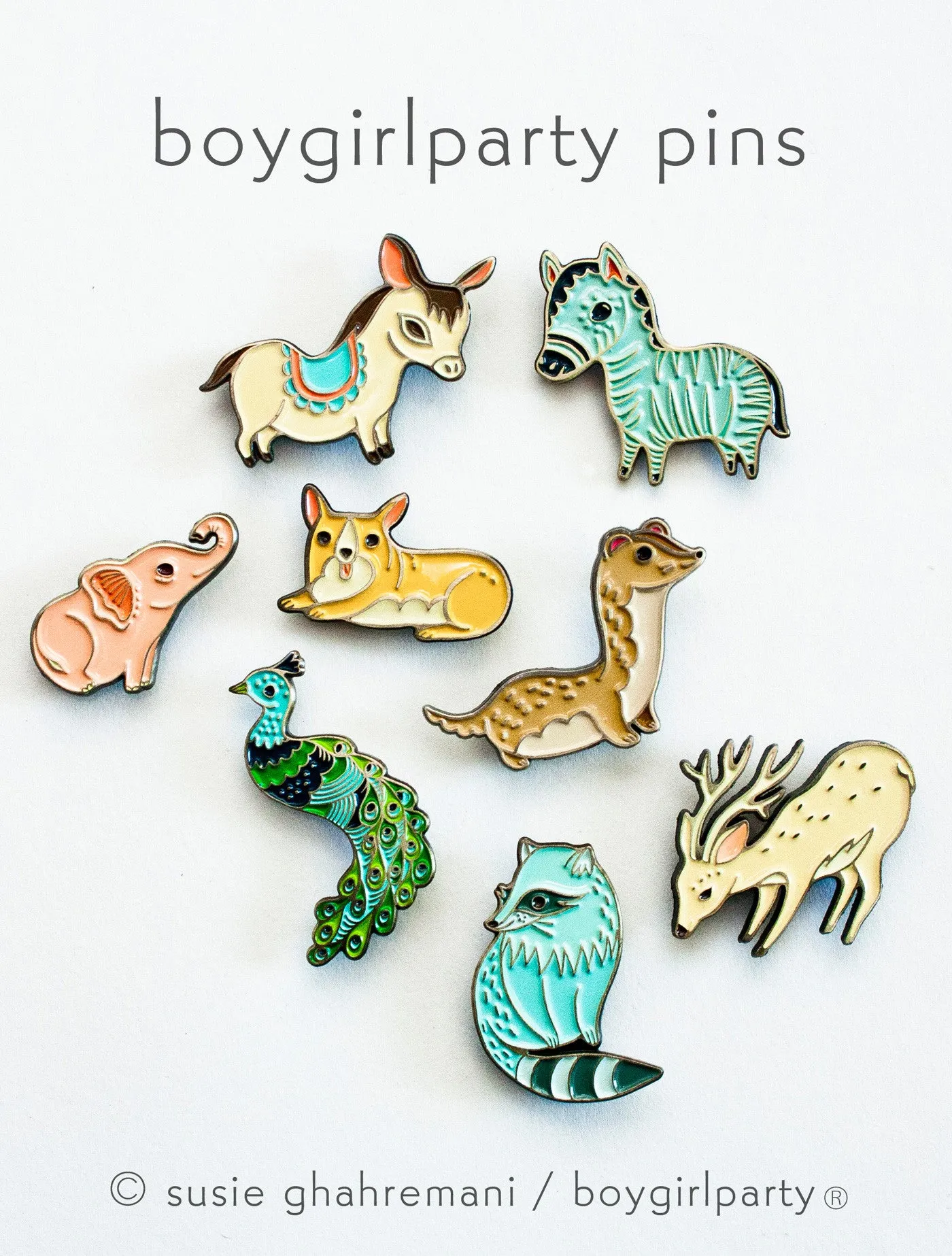 Corgi Dog Enamel Pin by boygirlparty