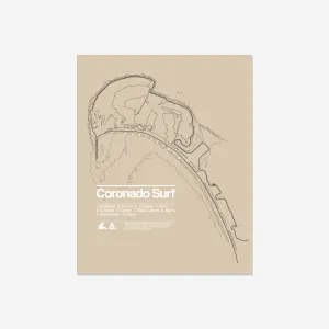 Coronado Surf Print