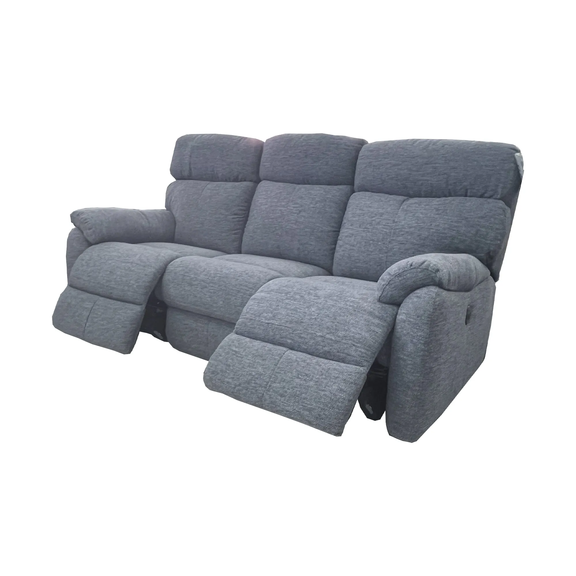 Cortez 3ReRe 2ReRe - Power Recliner Suite - Urban Sofa - Thunderstorm Fabric