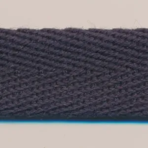 Cotton Herringbone Ribbon #102 Carbon Gray