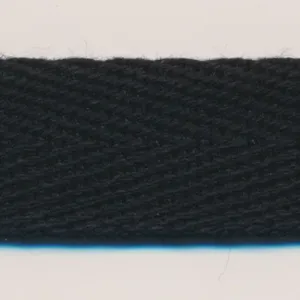 Cotton Herringbone Ribbon #50 Black