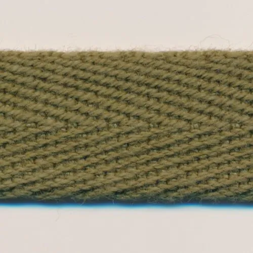 Cotton Herringbone Ribbon #71 Olive