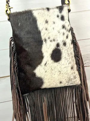 Cowhide Klassy Cowgirl Crossbody Bag