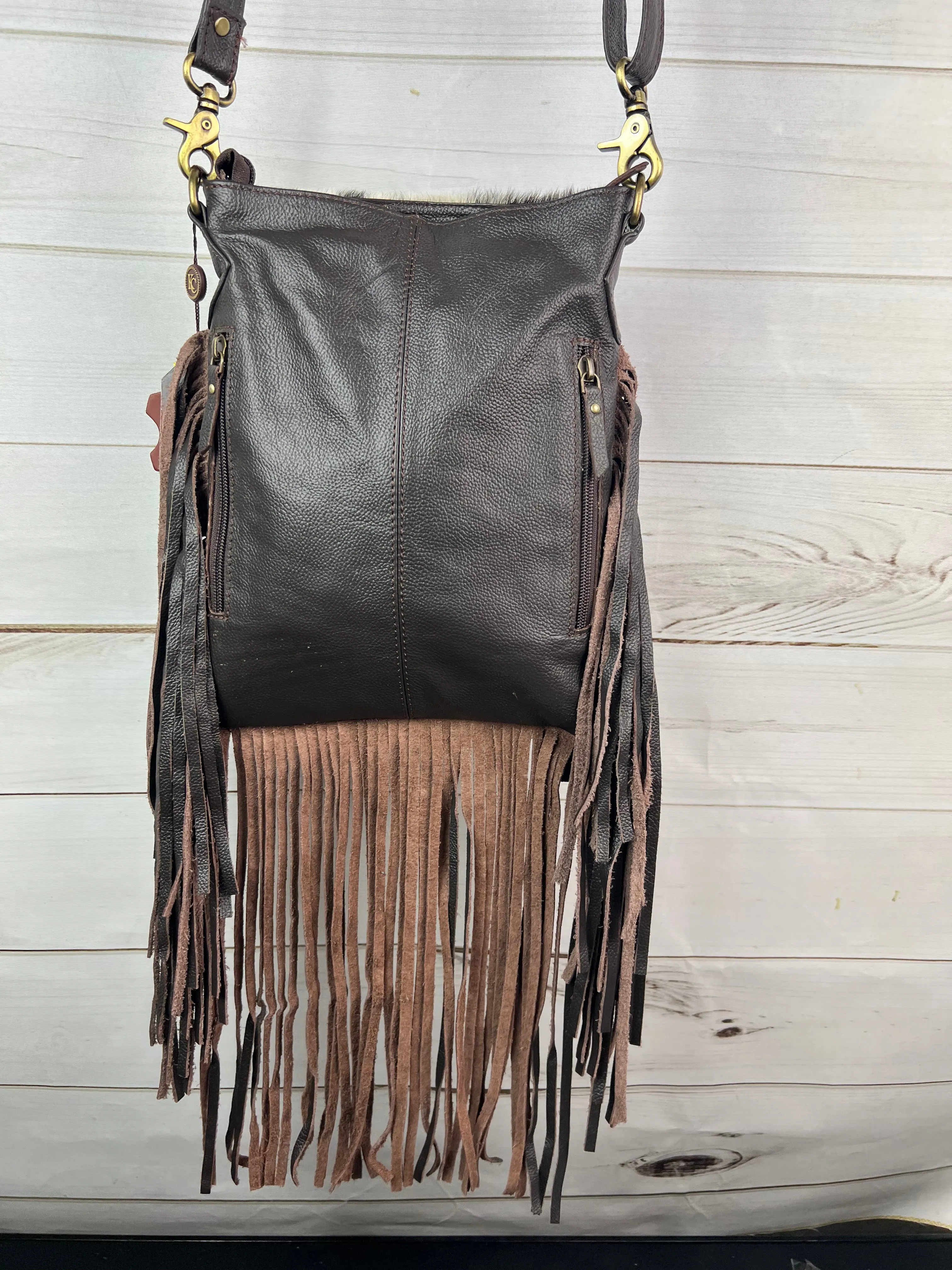 Cowhide Klassy Cowgirl Crossbody Bag