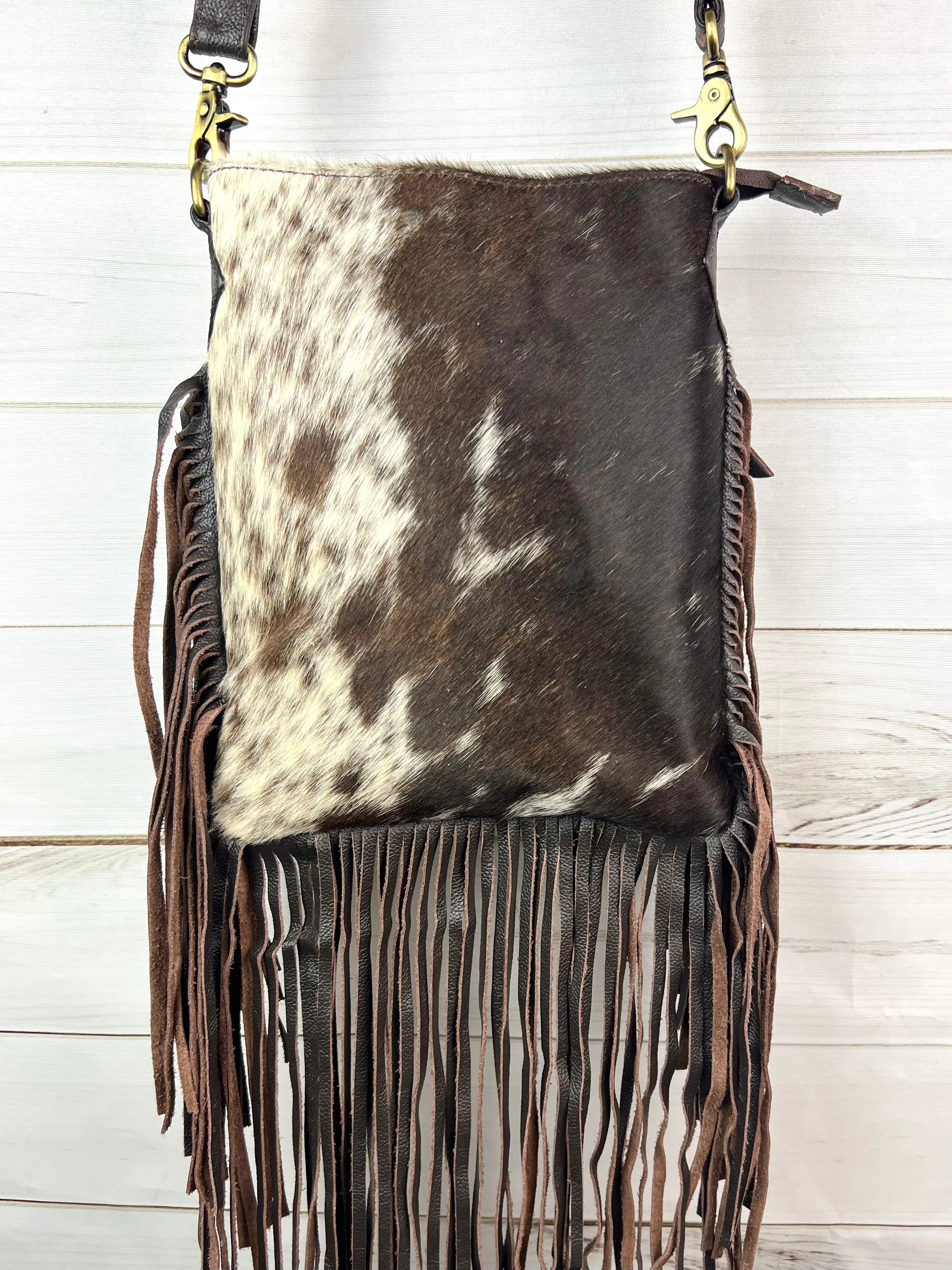 Cowhide Klassy Cowgirl Crossbody Bag