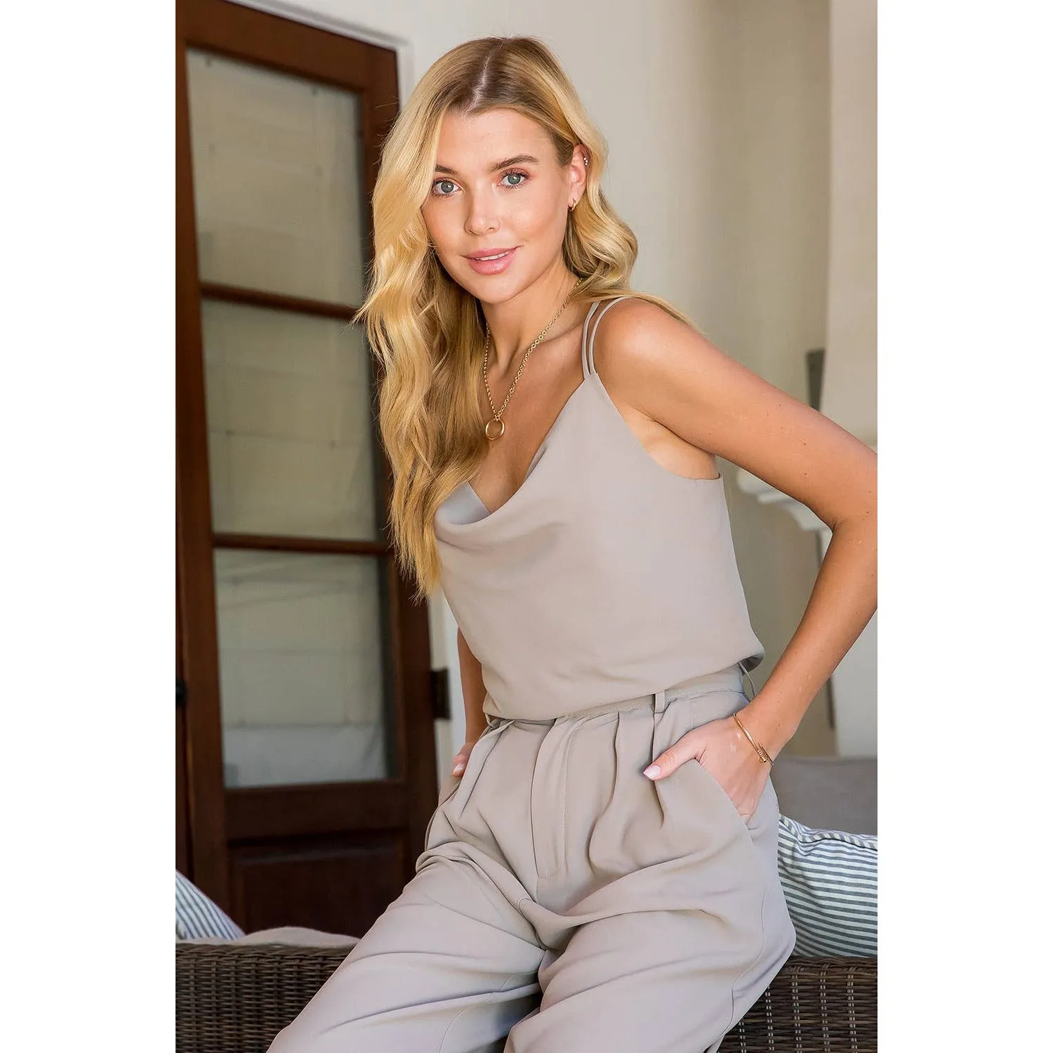 Cowl Neck Cami