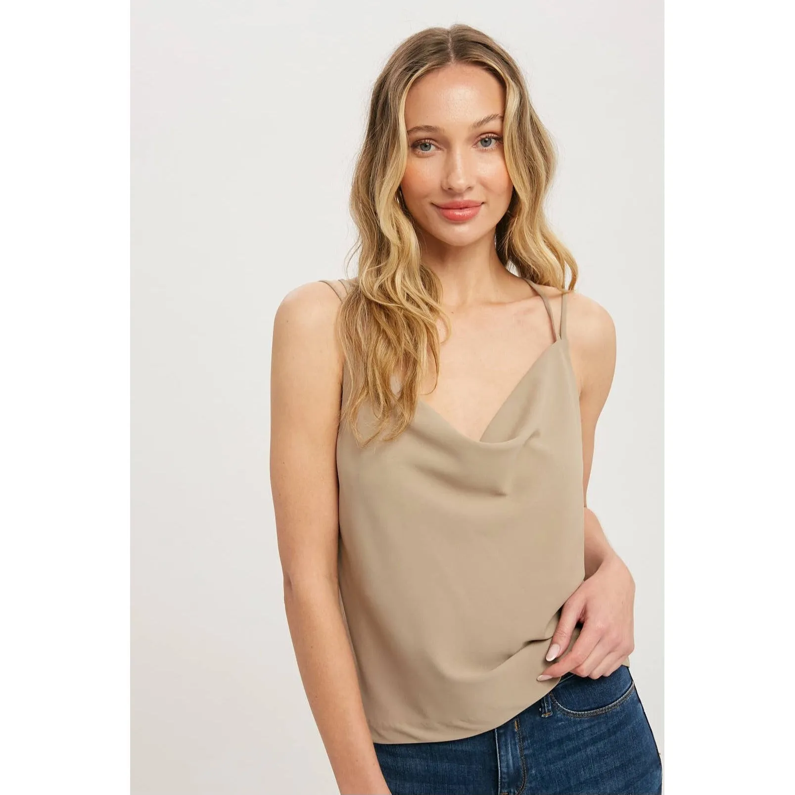 Cowl Neck Cami