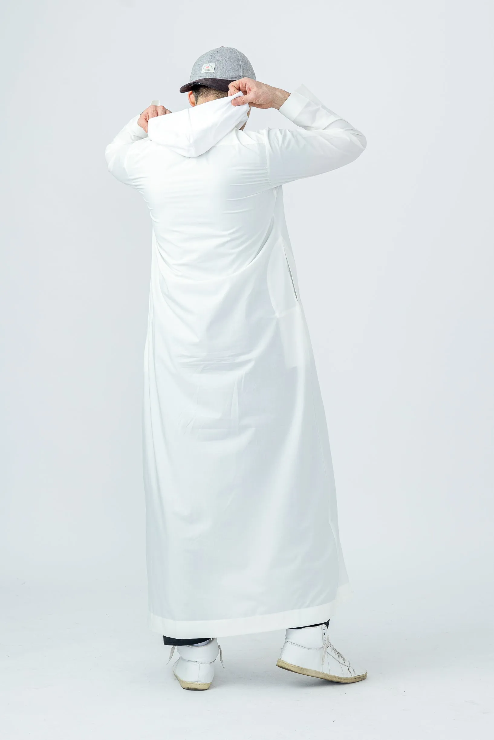 Cream Urban Hooded Jubbah