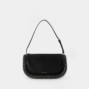 Crystal Bumper-15 Hobo Bag - J.W. Anderson -  Black - Leather
