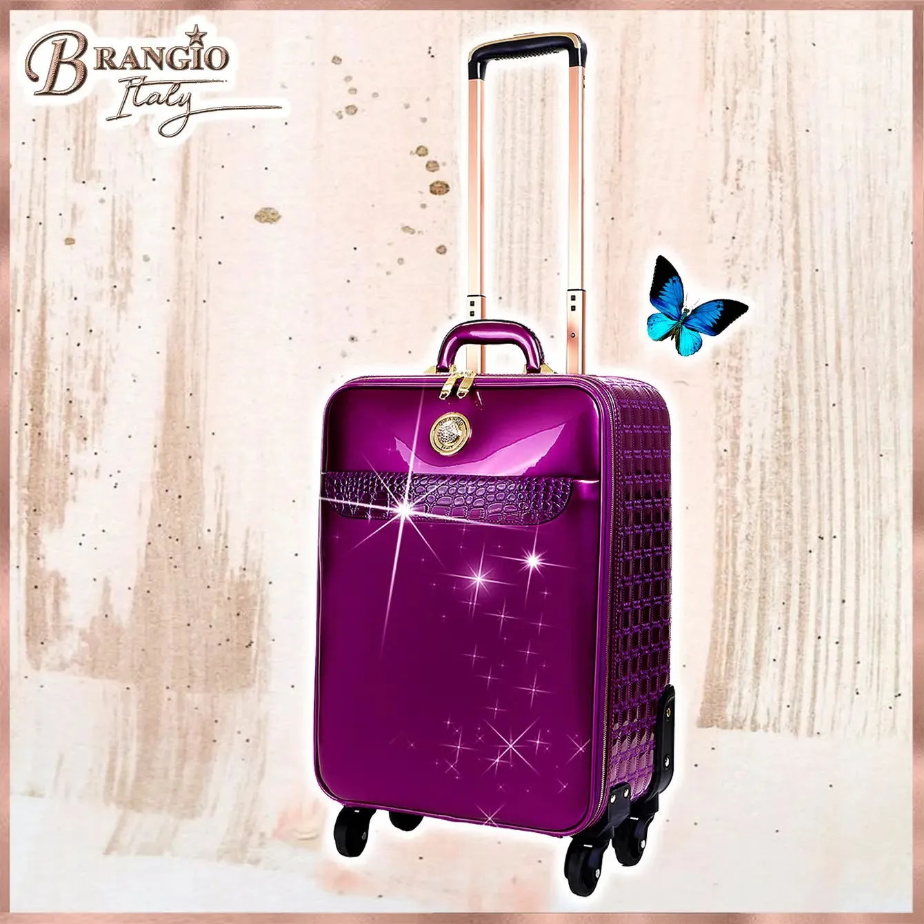 Crystal Moon Stunnin’ Luggage with Spinner Wheels [KWL8899]
