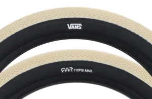 CULT VANS TYRE 20" CREAM/BLACK