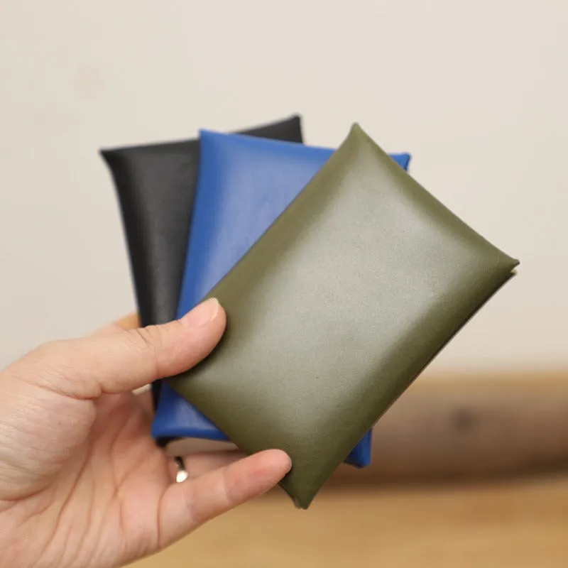 Cute Blue Leather Card Holders Women Coin Wallet Multi Card Wallet For Women