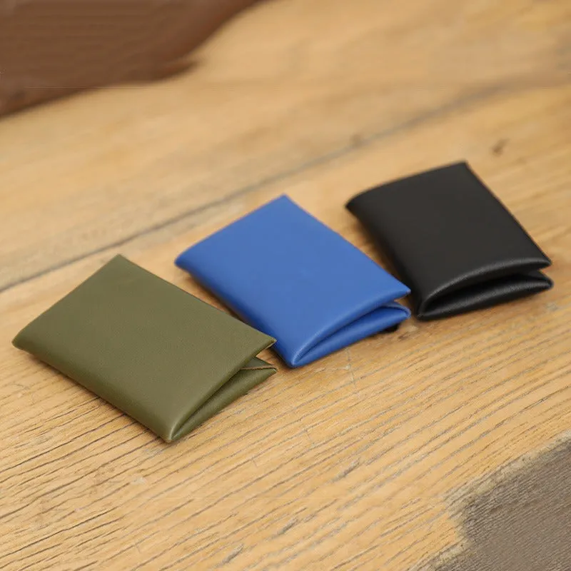 Cute Blue Leather Card Holders Women Coin Wallet Multi Card Wallet For Women