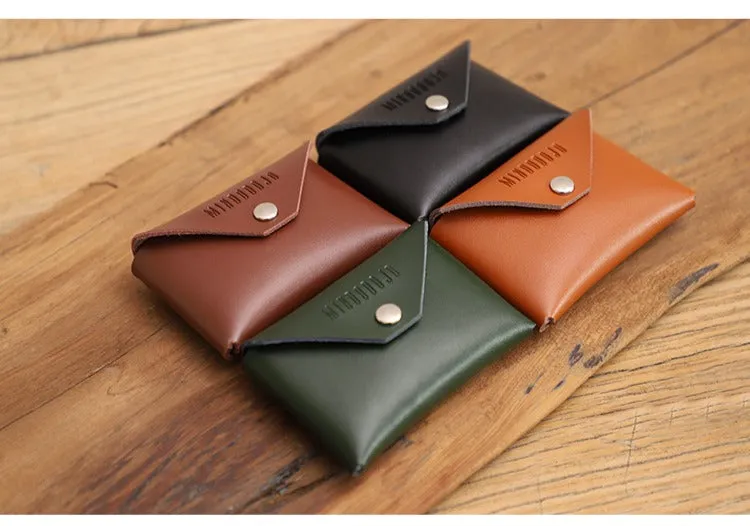 Cute Green Leather Card Holder Women Coin Wallet Multi Card Wallets For Women
